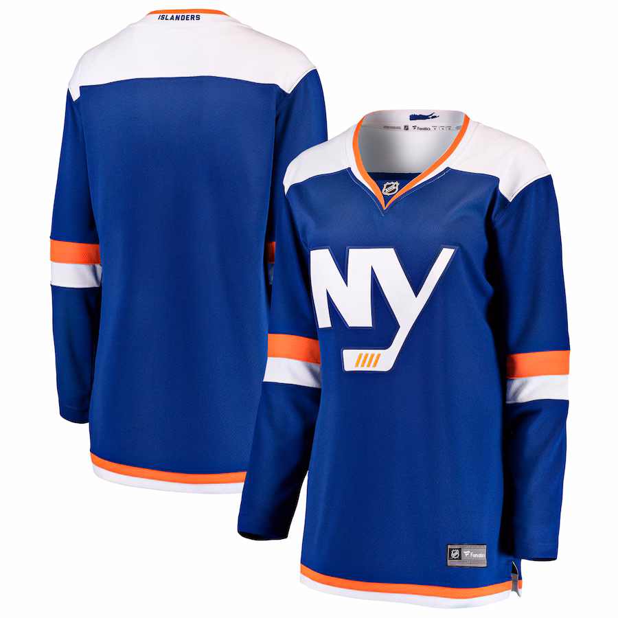Women's New York Islanders Fanatics Blue Alternate Breakaway Blank Jersey - Jersey