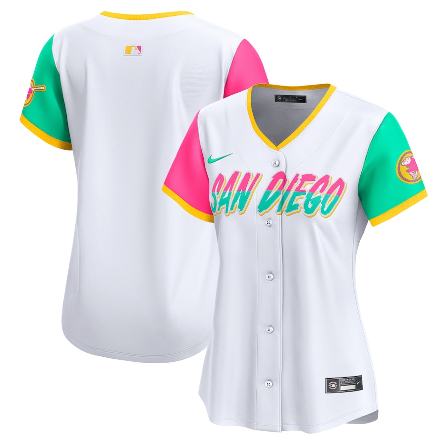 Women's San Diego Padres  Nike White City Connect Limited Jersey - Jersey