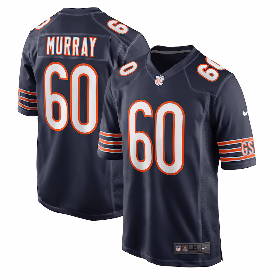 Men's Chicago Bears Bill Murray Nike  Navy Team Game Jersey - Jersey