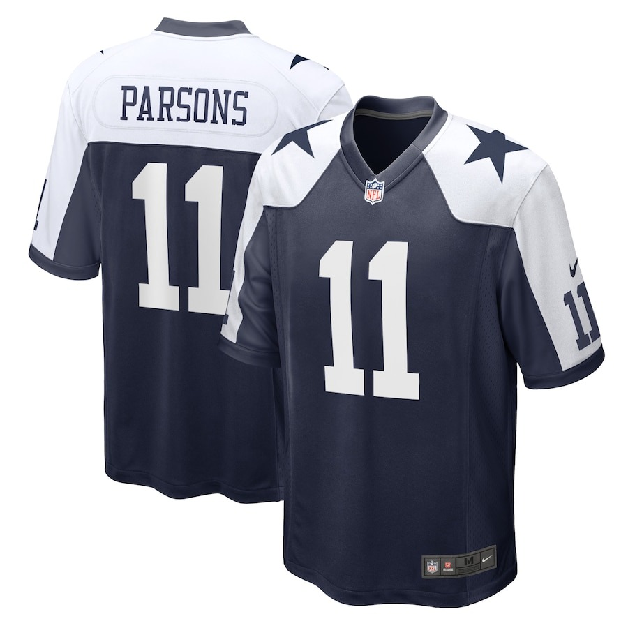 Men's Dallas Cowboys Micah Parsons Nike Navy Alternate Game Jersey - Jersey