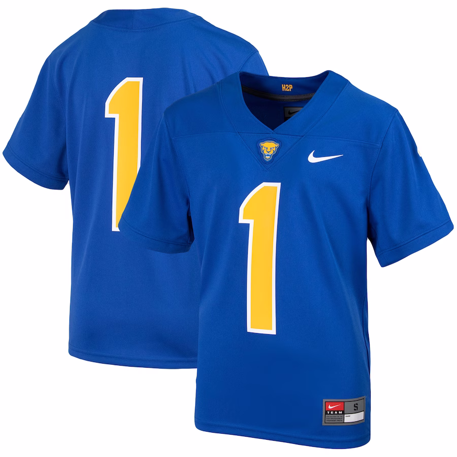 #1 Pitt Panthers Nike Youth Untouchable Football Jersey - Royal - Jersey