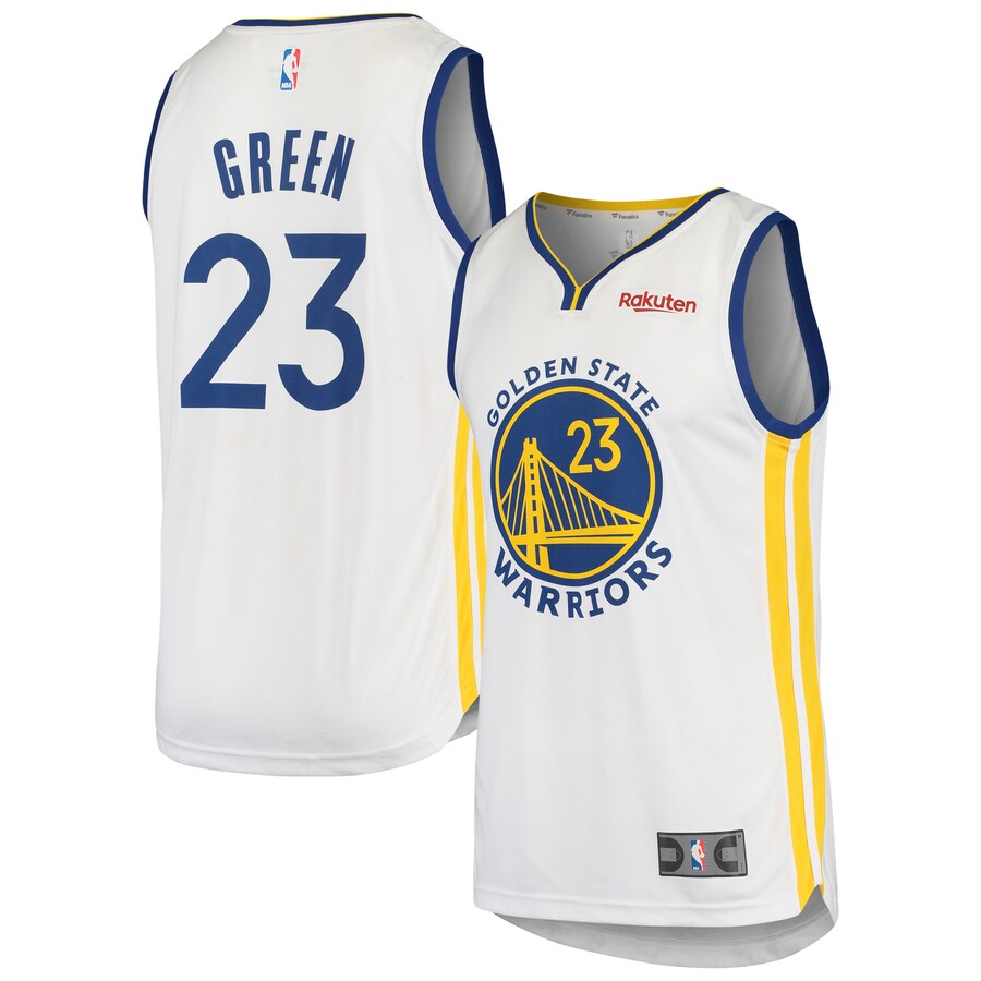 Men's Golden State Warriors Draymond Green Fanatics White Fast Break Player Jersey - Association Edition - Jersey