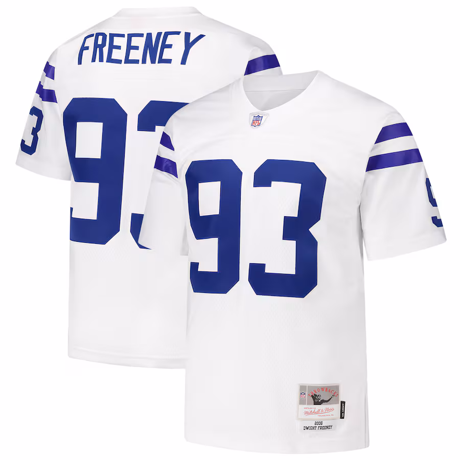 Men's Indianapolis Colts Dwight Freeney Mitchell & Ness White 2006 Legacy Replica Jersey - Jersey