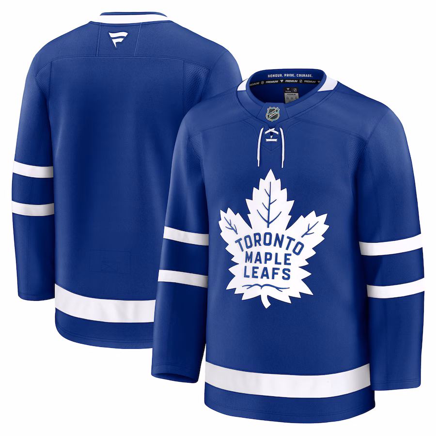Men's Toronto Maple Leafs Fanatics Blue Home Premium Jersey - Jersey