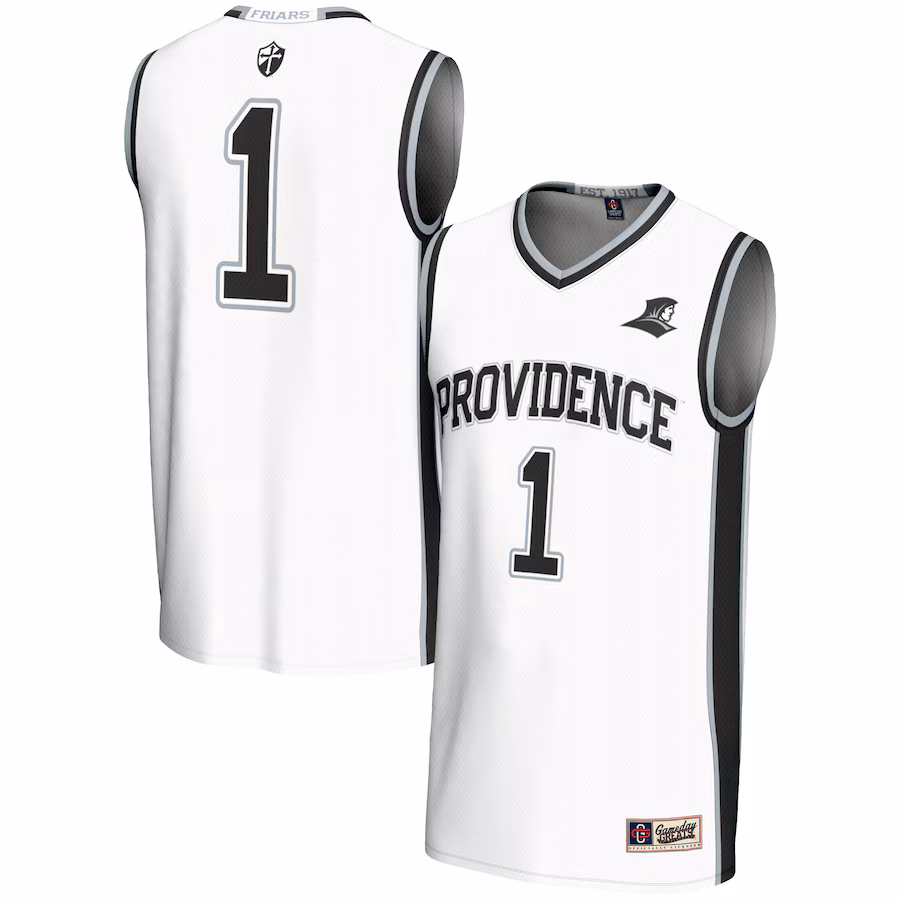 Youth GameDay Greats #1 White Providence Friars Lightweight Basketball Jersey - Jersey