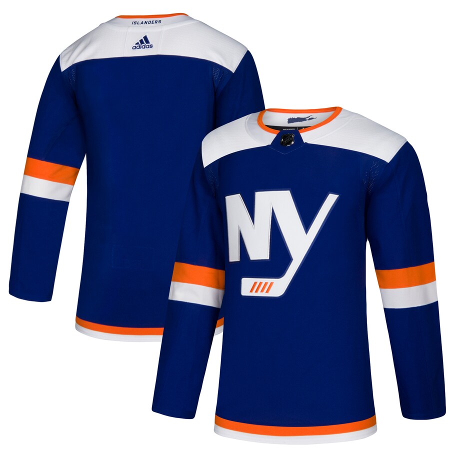 Men's New York Islanders adidas Blue Alternate Authentic Blank Jersey - Jersey