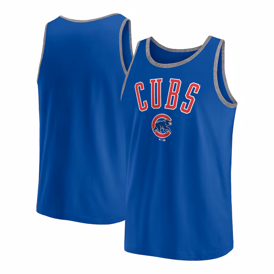 Men's Chicago Cubs Fanatics Royal Bet Tank Top - Jersey