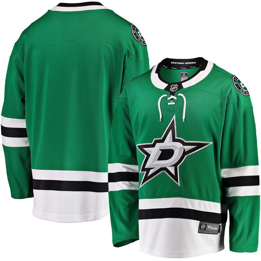 Men's Dallas Stars Fanatics Branded Green Breakaway Home Jersey - Jersey