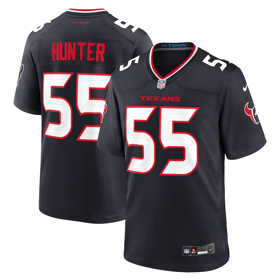 Men's Houston Texans Danielle Hunter Nike  Navy Team Game Jersey - Jersey