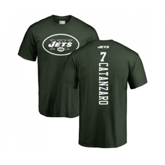 Football New York Jets #7 Chandler Catanzaro Green Backer T-Shirt - Jersey