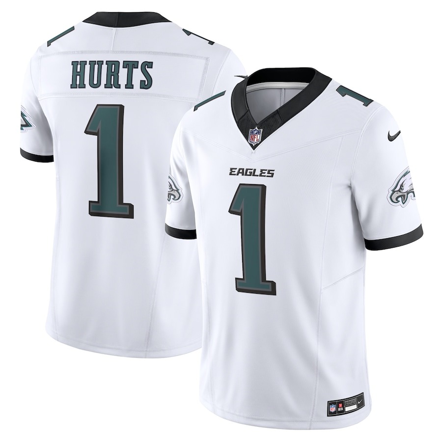 Men's Philadelphia Eagles Jalen Hurts Nike White Vapor F.U.S.E. Limited Jersey - Jersey