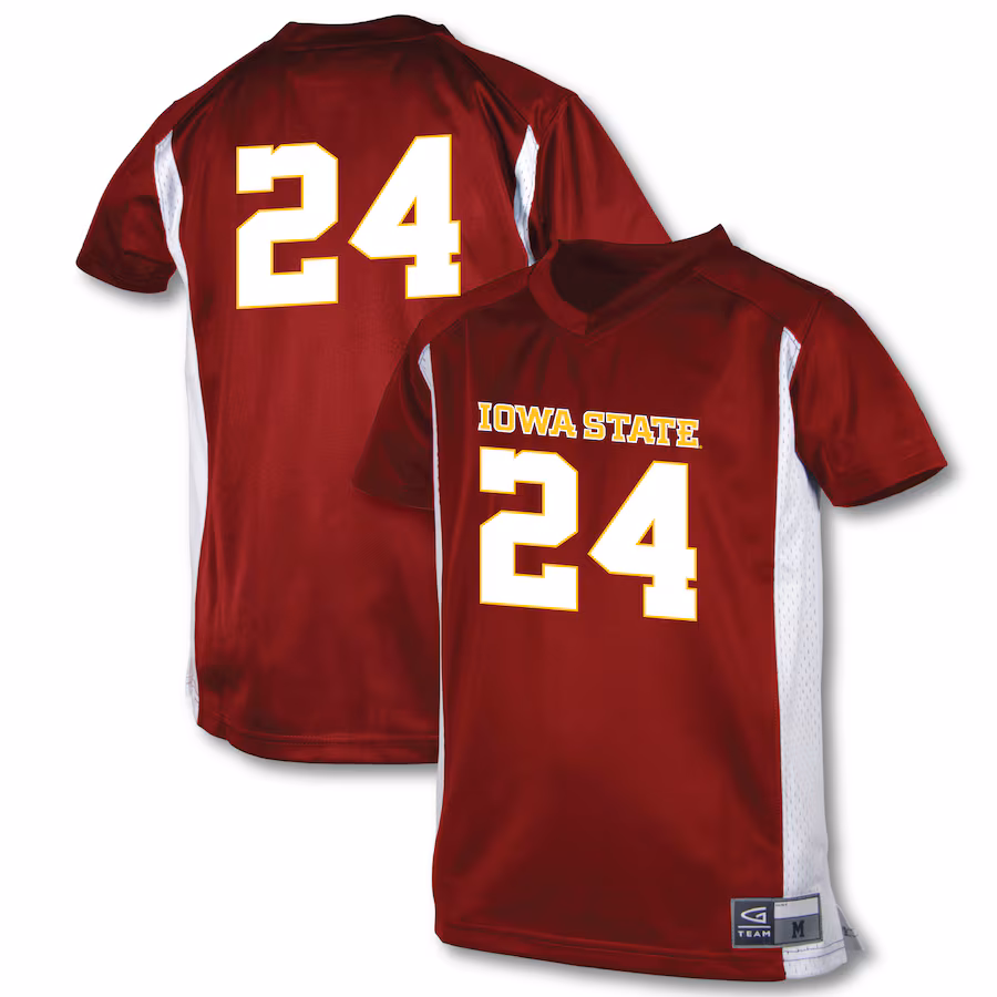 Youth Garb #1 Cardinal Iowa State Cyclones Football Jersey - Jersey