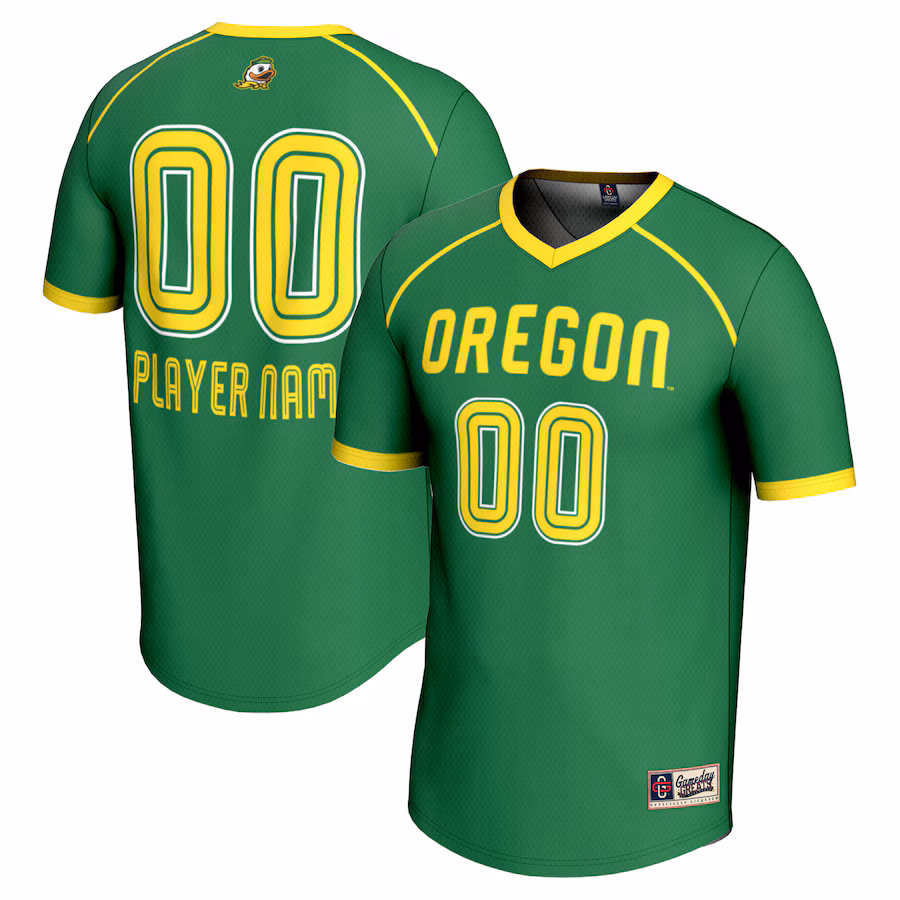 Oregon Ducks GameDay Greats Youth Women's Lacrosse NIL Lightweight Jersey - Green - Jersey