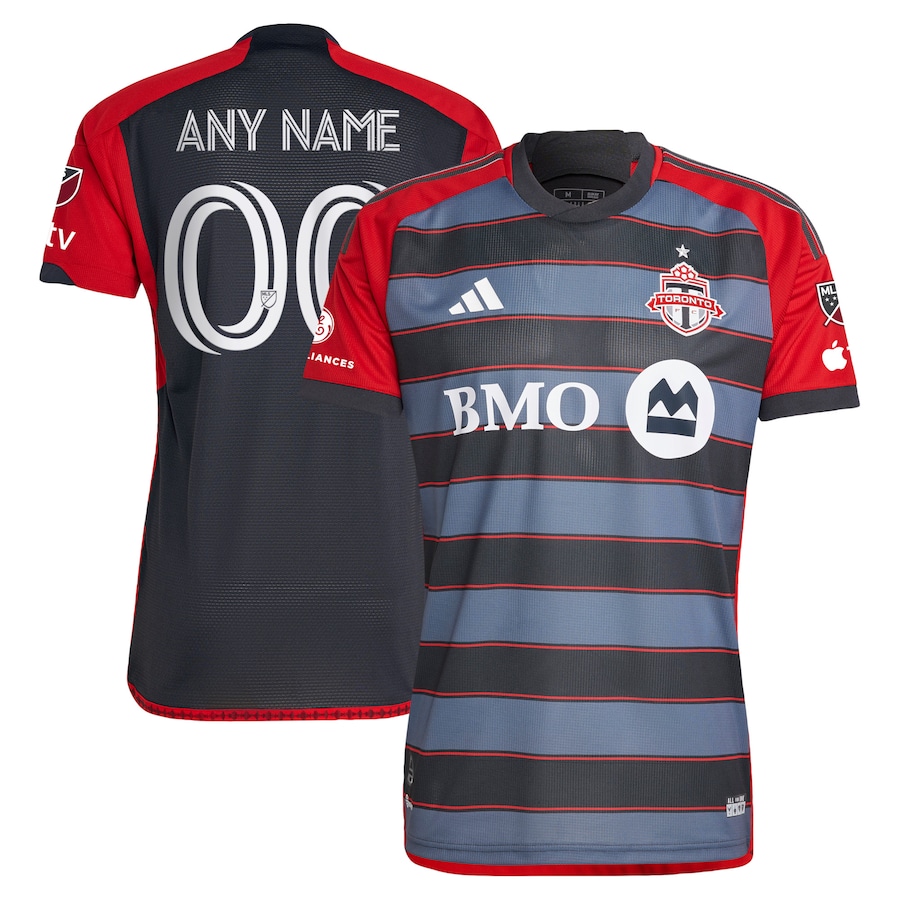 Men's Toronto FC adidas Gray 2023 Club Kit Authentic Custom Jersey - Jersey