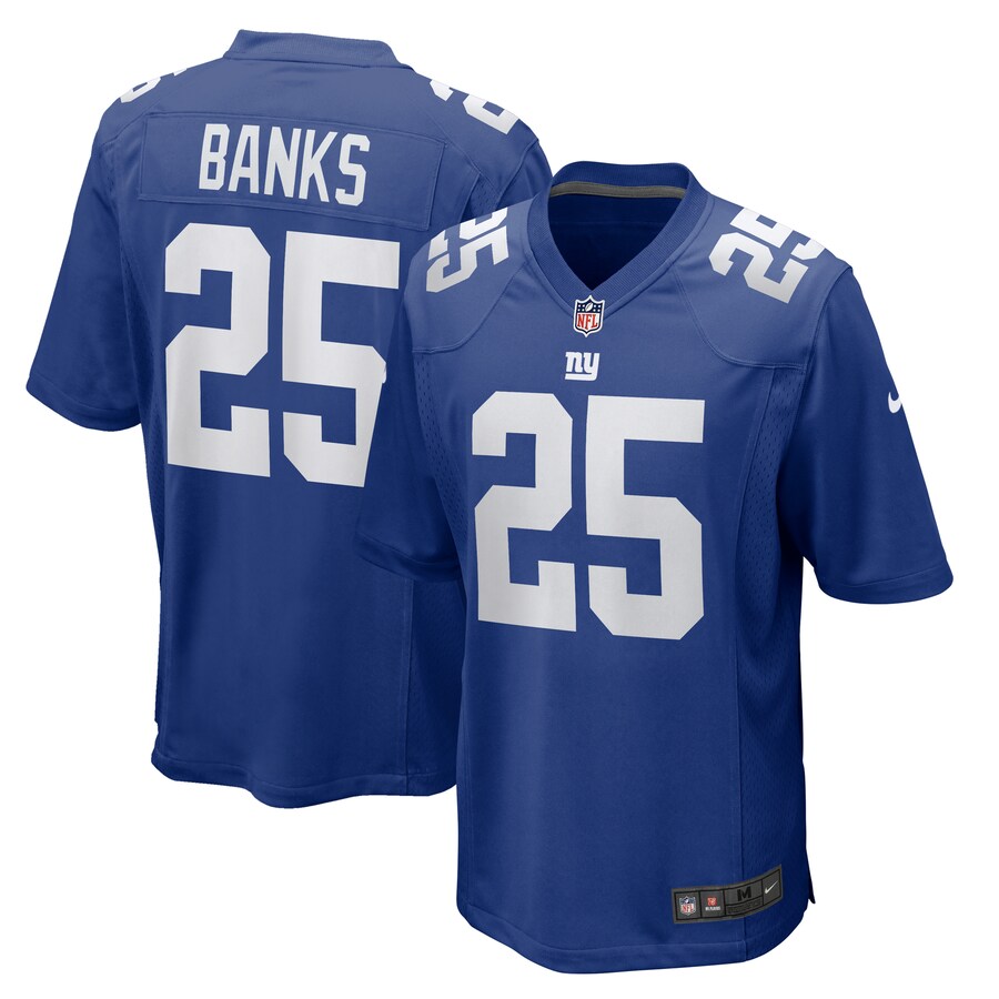 Men's New York Giants Deonte Banks Nike  Royal Team Game Jersey - Jersey