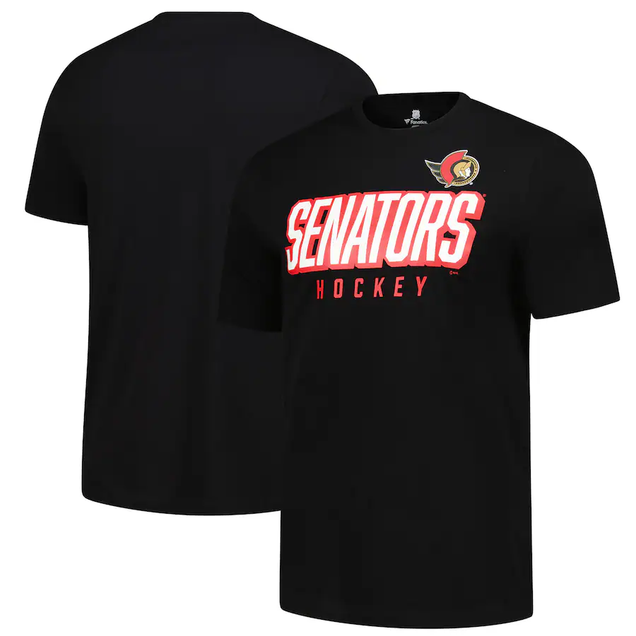 Men's Ottawa Senators Fanatics Black T-Shirt - Jersey