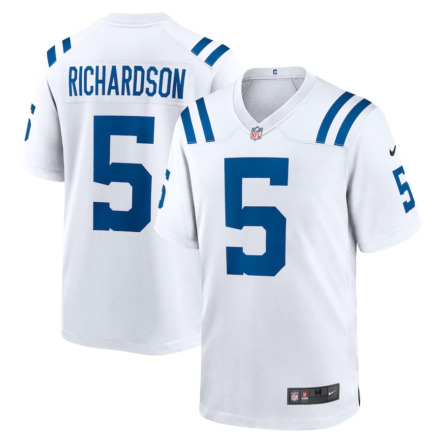Men's Indianapolis Colts Anthony Richardson Nike White 2023 NFL Draft First Round Pick Game Jersey - Jersey