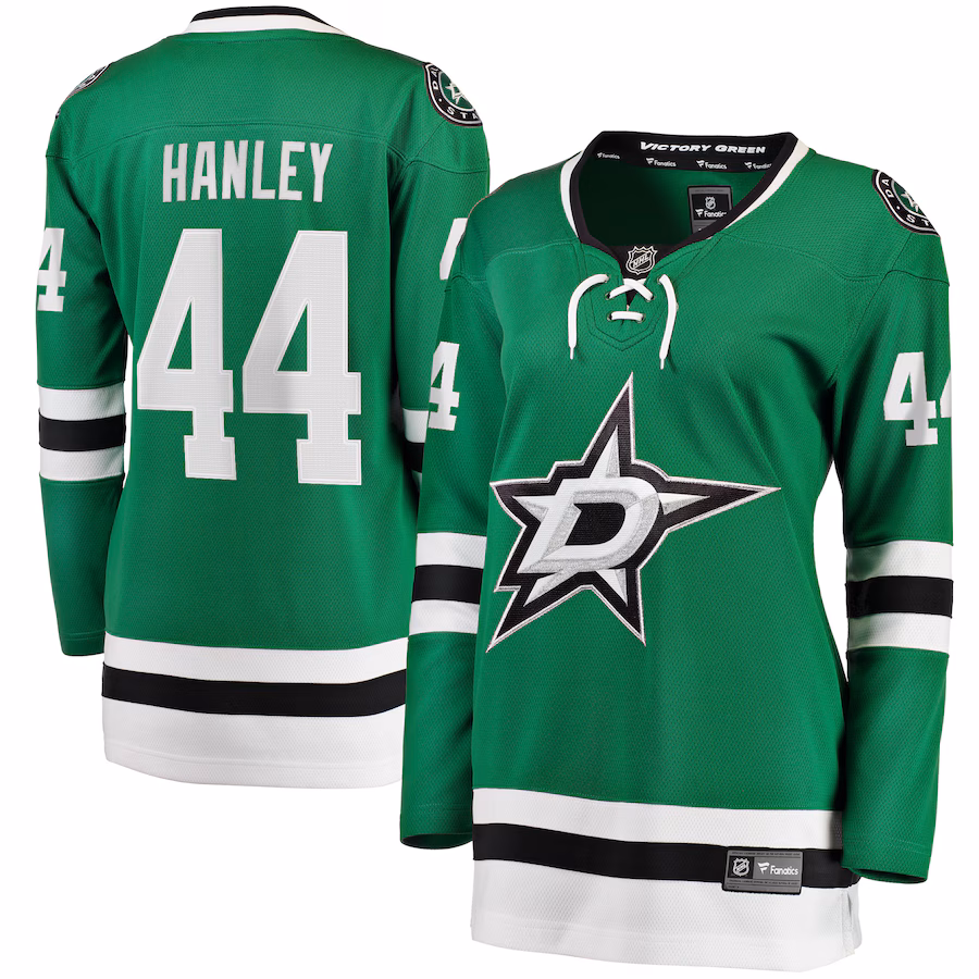Women's Dallas Stars Joel Hanley Fanatics Kelly Green Home Breakaway Player Jersey - Jersey