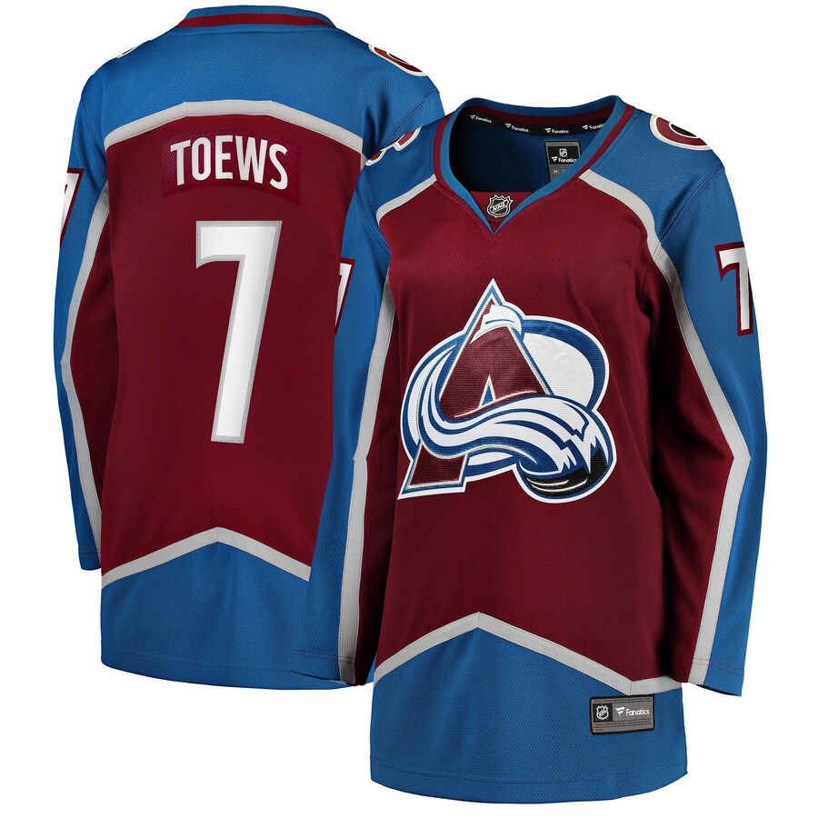 Women's Colorado Avalanche Devon Toews Fanatics Branded Burgundy Home Breakaway Player Jersey - Jersey