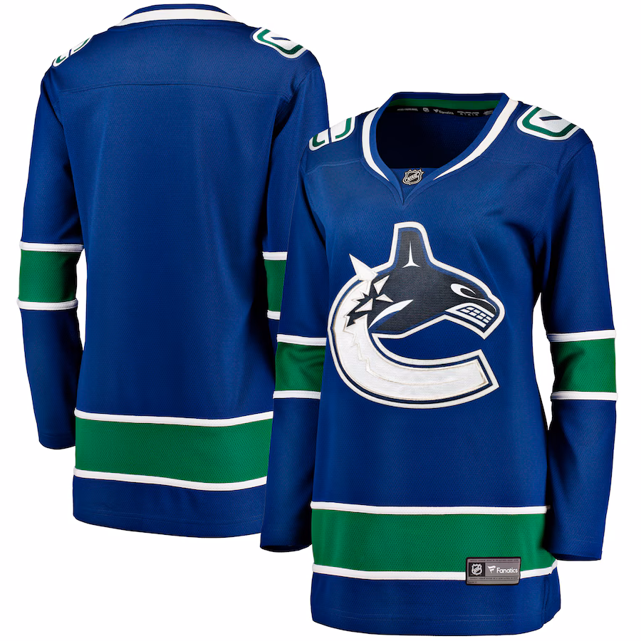 Women's Vancouver Canucks Fanatics Blue Premier Breakaway Jersey - Jersey