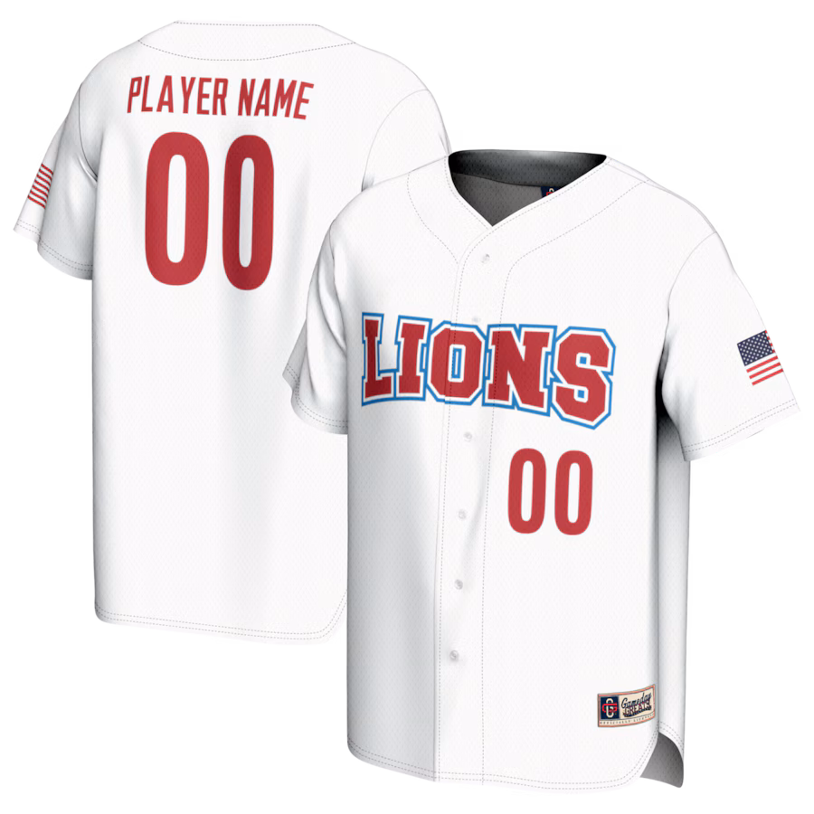 Loyola Marymount Lions GameDay Greats NIL Pick-A-Player Lightweight Baseball Jersey - White - Jersey