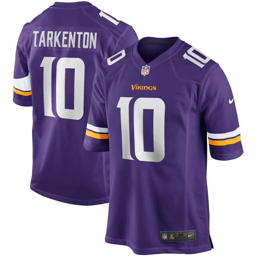 Men's Minnesota Vikings Fran Tarkenton Nike Purple Game Retired Player Jersey - Jersey