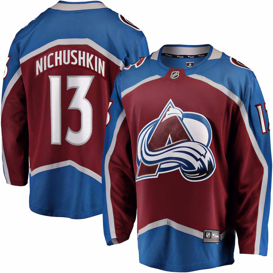 Men's Colorado Avalanche Valeri Nichushkin Fanatics Burgundy Breakaway Player Jersey - Jersey