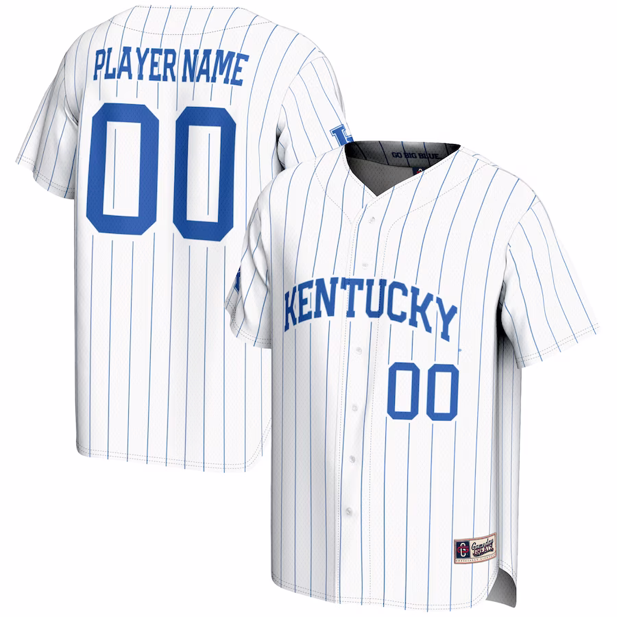 Kentucky Wildcats GameDay Greats Youth NIL Pick-A-Player Lightweight Baseball Jersey - White - Jersey