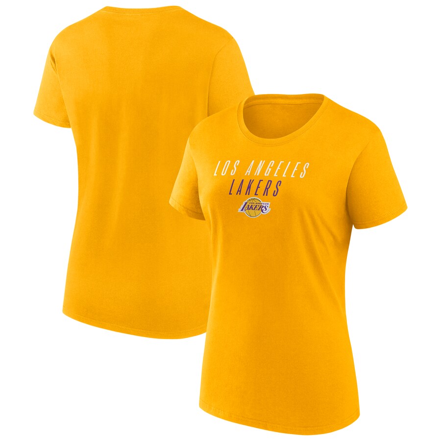 Women's Los Angeles Lakers  Fanatics Gold T-Shirt - Jersey