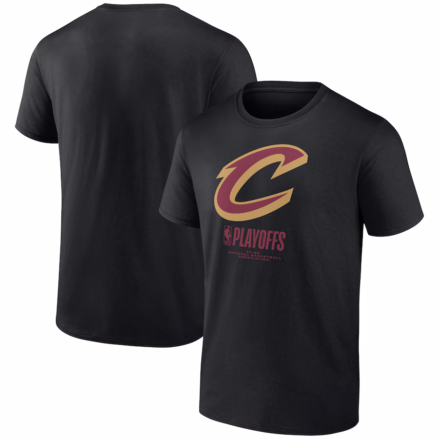 Men's  Cleveland Cavaliers Black 2025 NBA Playoffs Alley Oop T-Shirt - Jersey