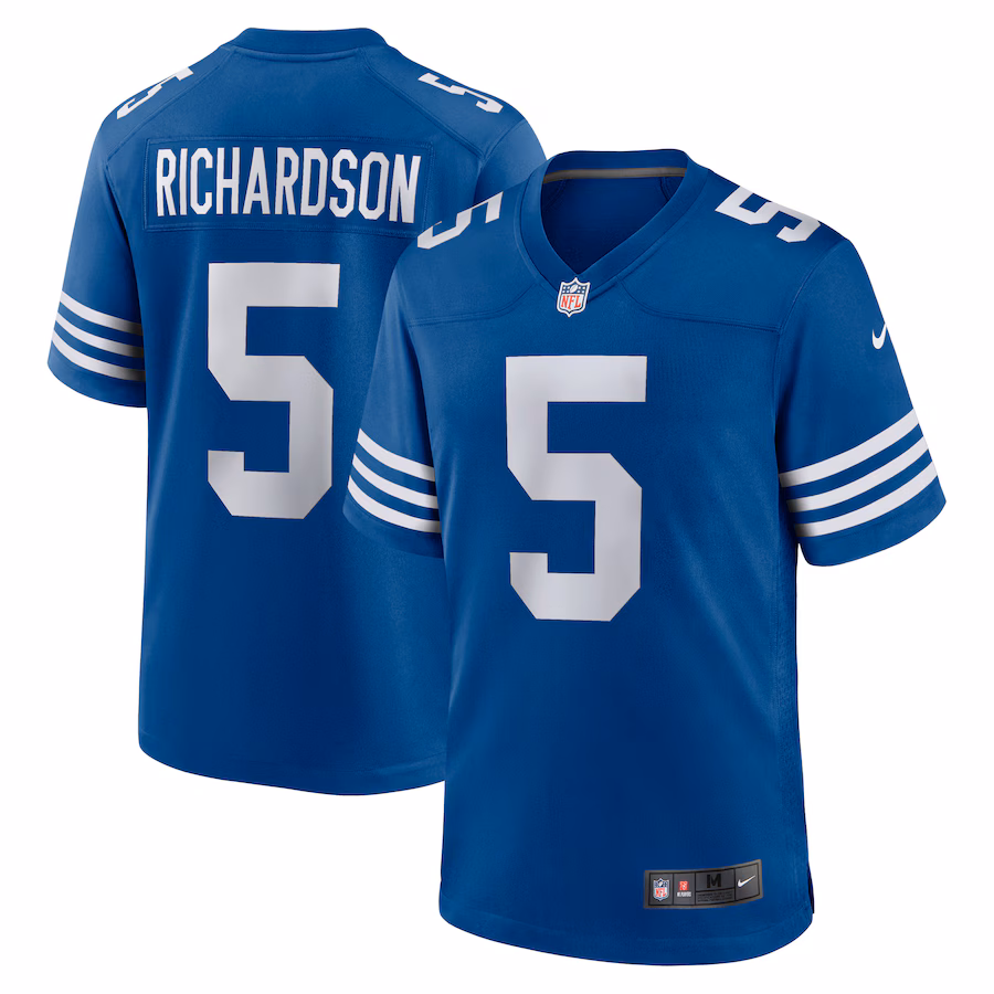 Men's Indianapolis Colts Anthony Richardson Nike Royal Alternate Game Jersey - Jersey