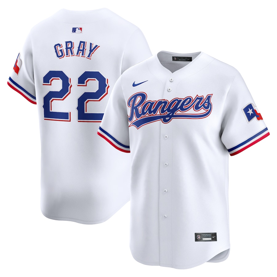 Men's Texas Rangers Jon Gray Nike White Home Limited Player Jersey - Jersey