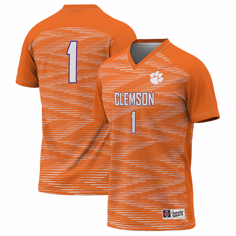 Unisex GameDay Greats #1 Orange Clemson Tigers Lightweight Soccer Jersey - Jersey