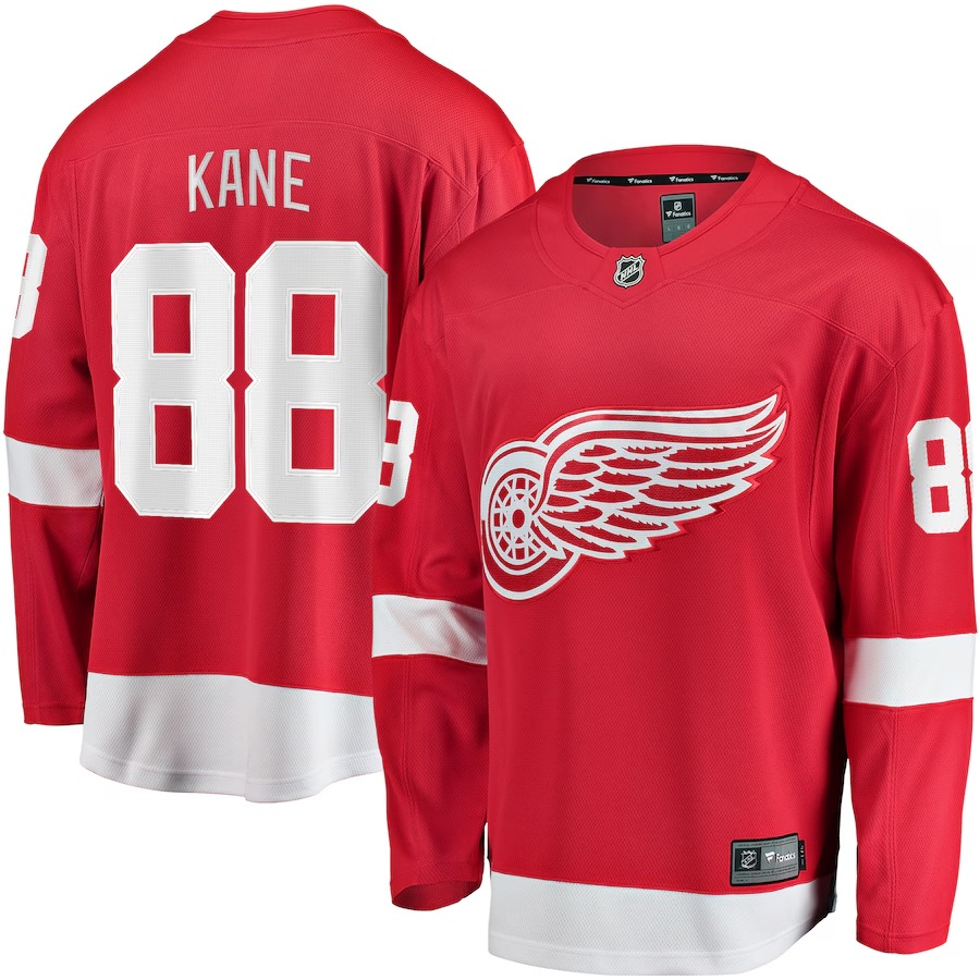 Men's Detroit Red Wings Patrick Kane Fanatics Red Home Breakaway Player Jersey - Jersey