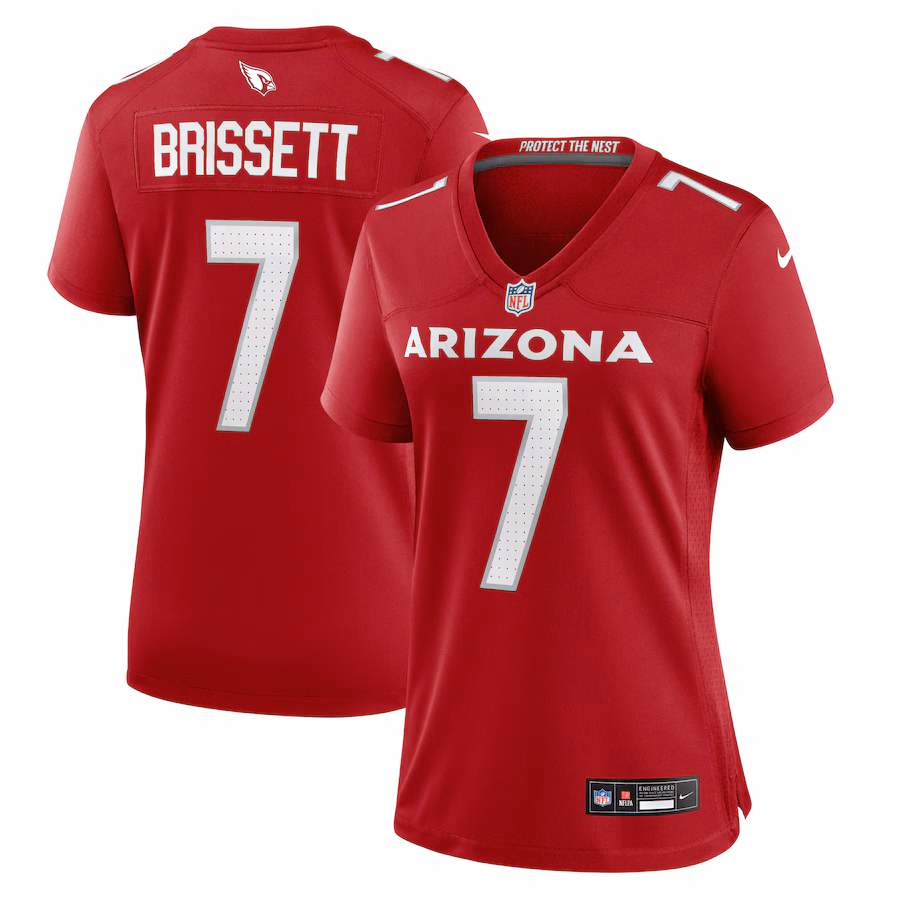 Women's Arizona Cardinals Jacoby Brissett Nike Cardinal Team Game Jersey - Jersey
