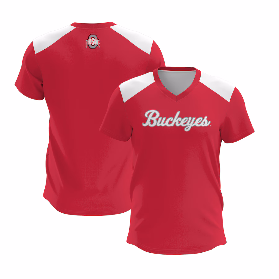 Unisex GameDay Greats Scarlet Ohio State Buckeyes Lightweight Lacrosse Jersey - Jersey