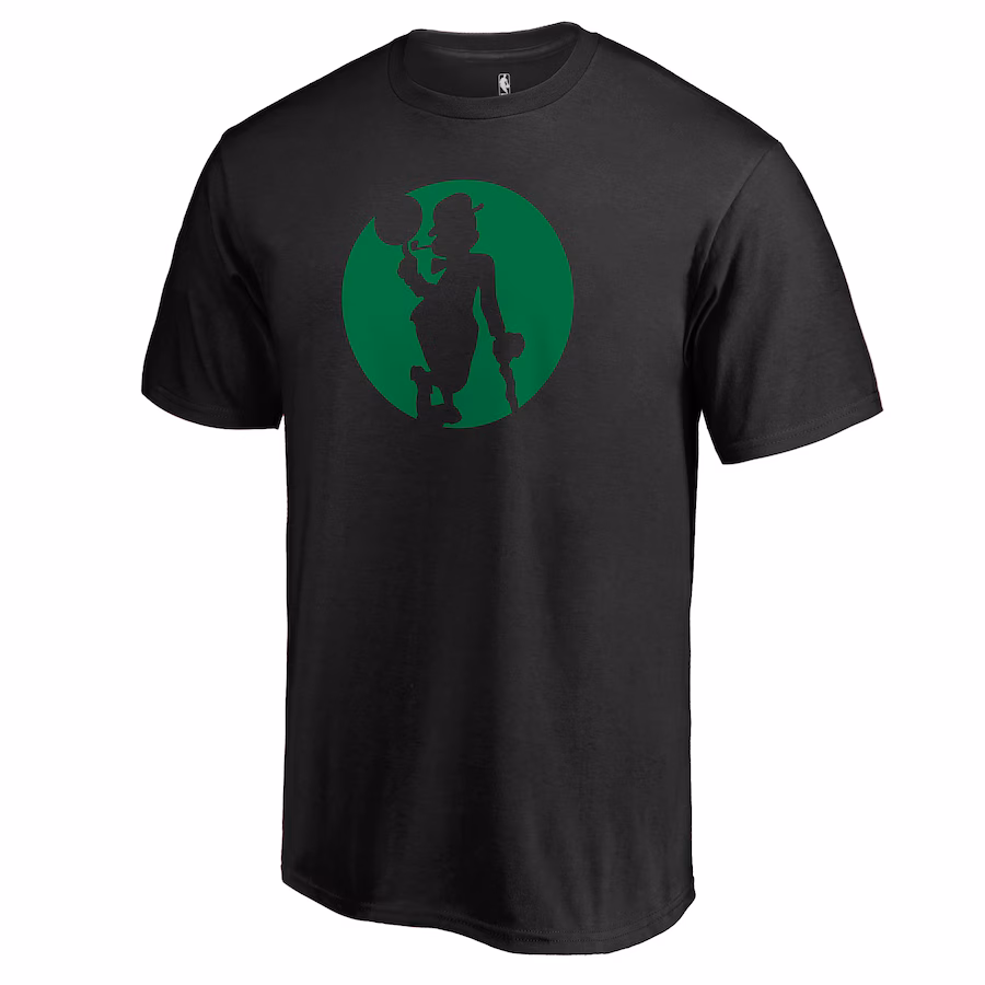 Men's Boston Celtics Black Alternate Logo T-Shirt - Jersey