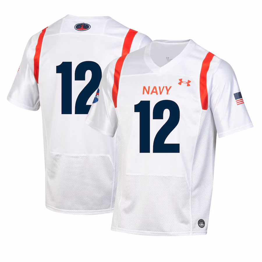 Youth Under Armour White Navy Midshipmen 2022 Special Games Replica Jersey - Jersey