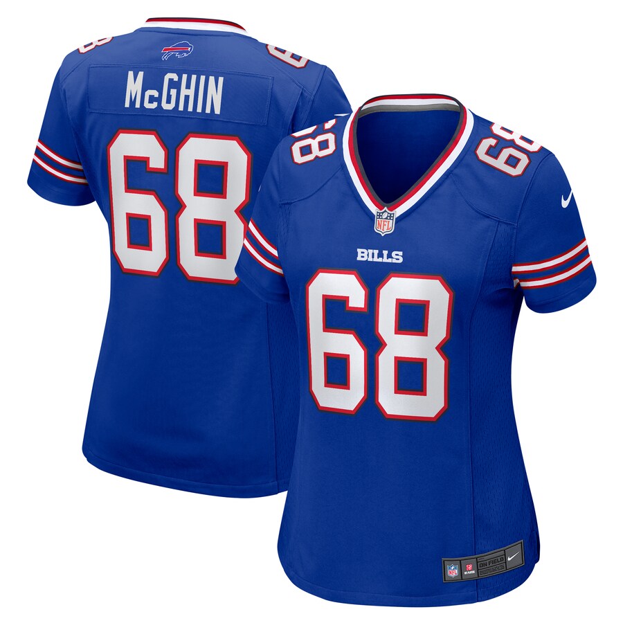Women's Buffalo Bills Garrett McGhin Nike Royal Team Game Jersey - Jersey