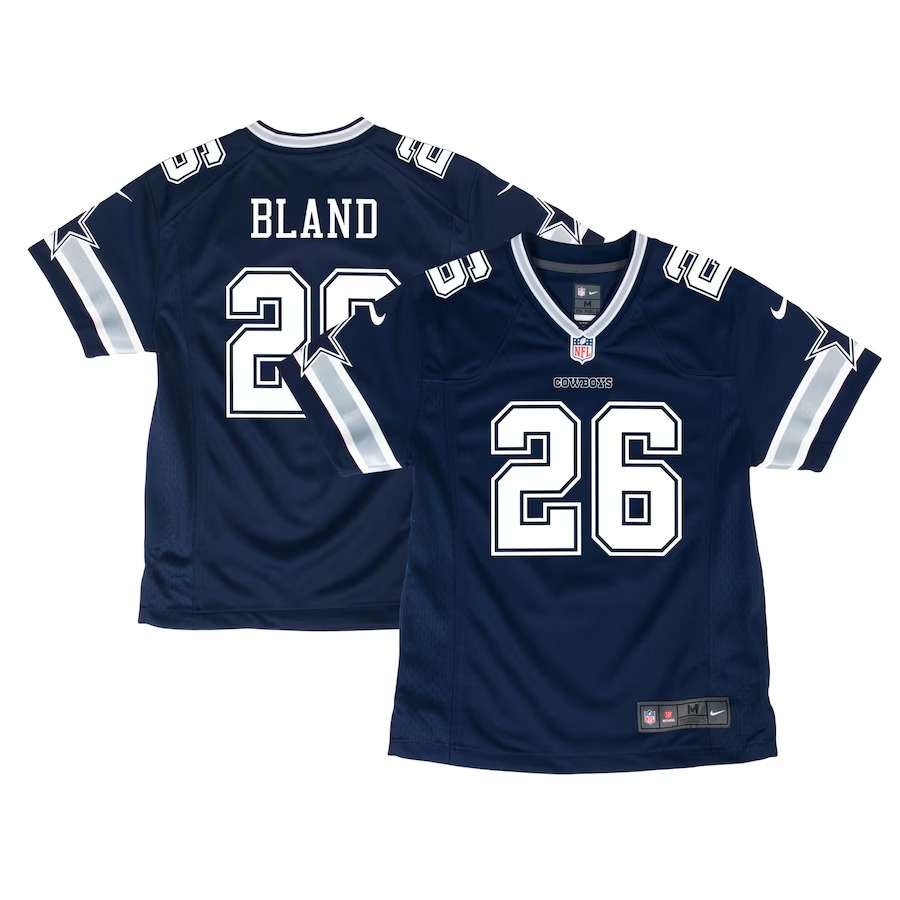 Youth Dallas Cowboys DaRon Bland Nike Navy Game Jersey - Jersey
