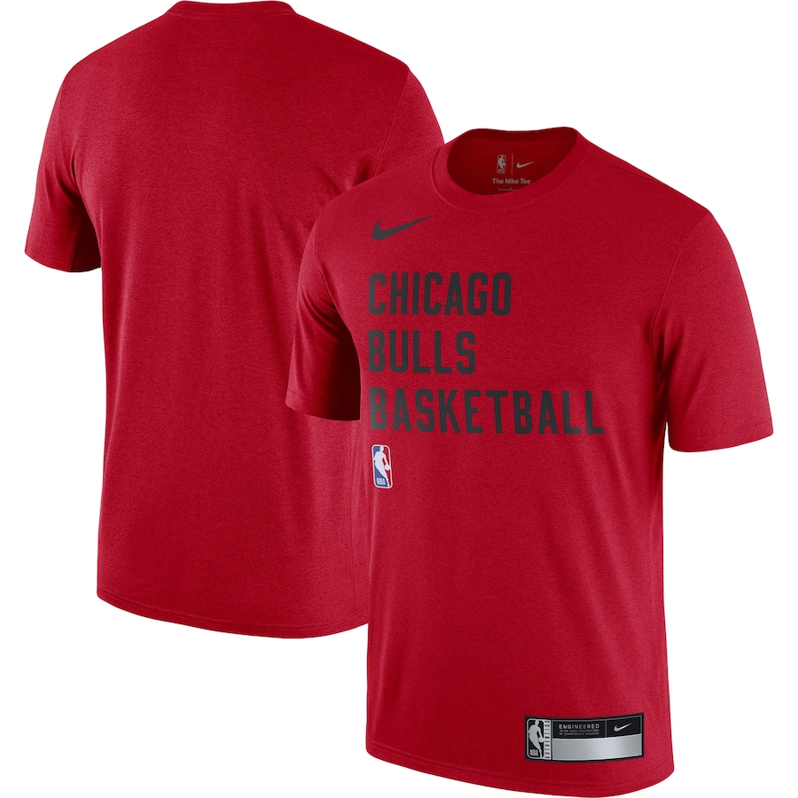 Men's Chicago Bulls Nike Red 2023/24 Sideline Legend Performance Practice T-Shirt - Jersey