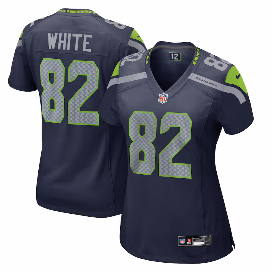 Women's Seattle Seahawks Cody White Nike College Navy  Game Jersey - Jersey