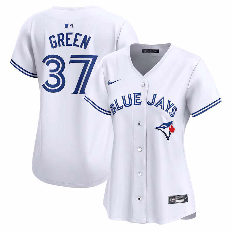 Women's Toronto Blue Jays Chad Green Nike White Home Limited Player Jersey - Jersey
