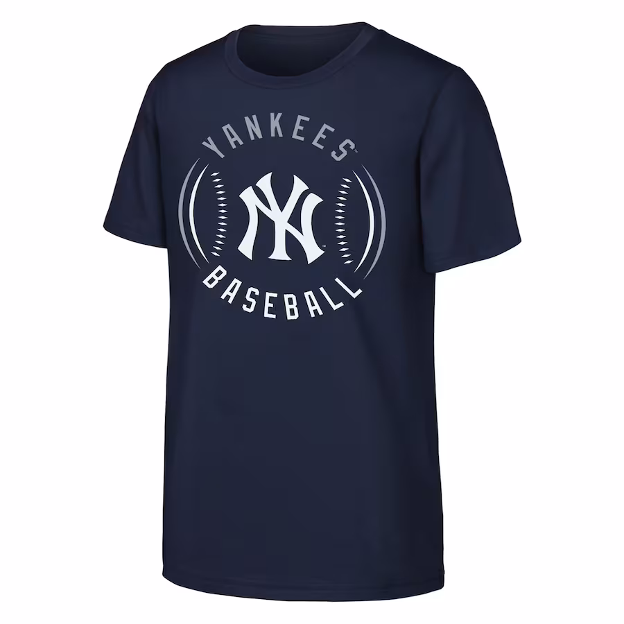 Youth New York Yankees Navy Golden Glove T-Shirt - Jersey