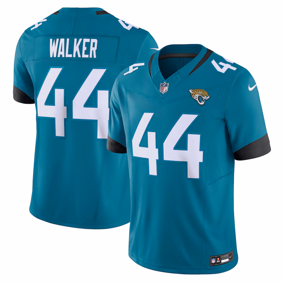 Men's Jacksonville Jaguars Travon Walker Nike Teal Vapor F.U.S.E. Limited Jersey - Jersey