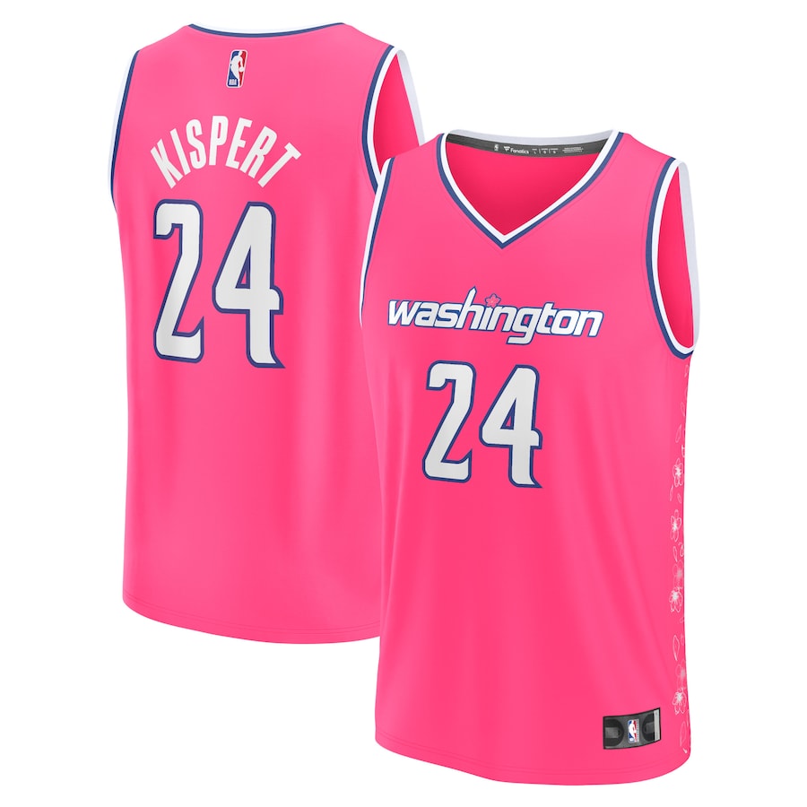 Men's Washington Wizards Corey Kispert Fanatics Pink Fastbreak Jersey - City Edition - Jersey