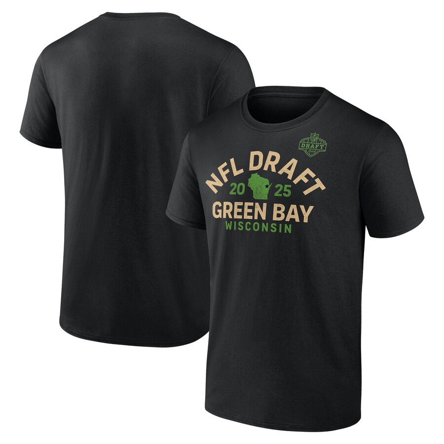 Men's Black 2025 NFL Draft T-Shirt - Jersey