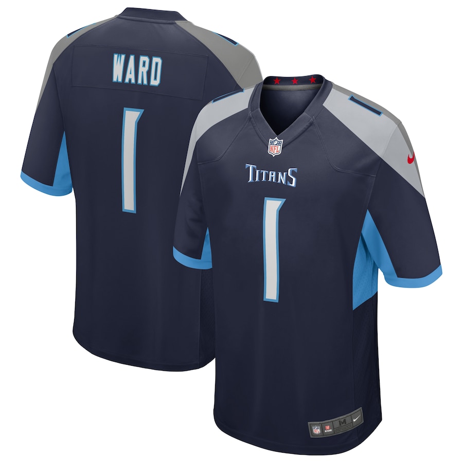 Youth Tennessee Titans Cameron Ward Nike Navy Game Jersey - Jersey