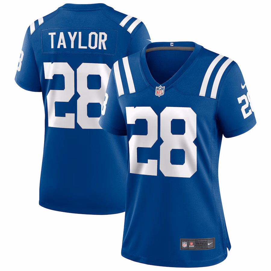 Women's Indianapolis Colts Jonathan Taylor Nike Royal Game Jersey - Jersey