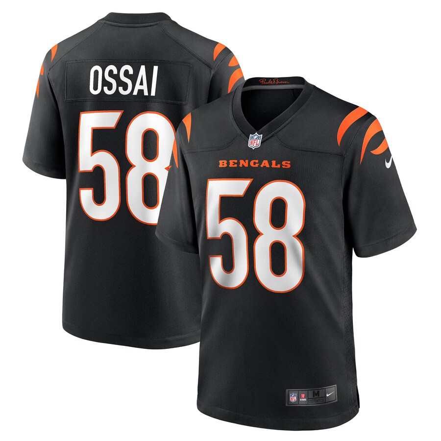 Men's Cincinnati Bengals Joseph Ossai Nike Black Game Jersey - Jersey